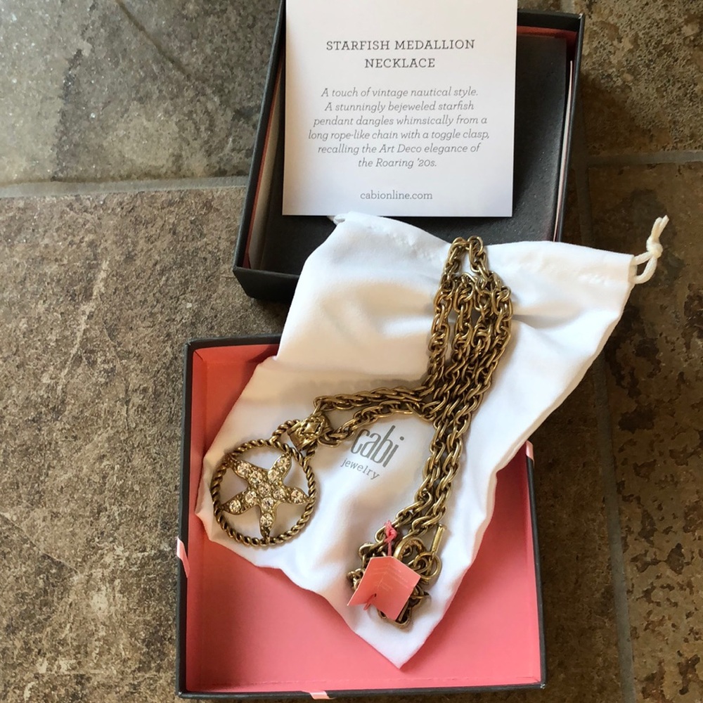 Cabi Starfish Medallion Necklace